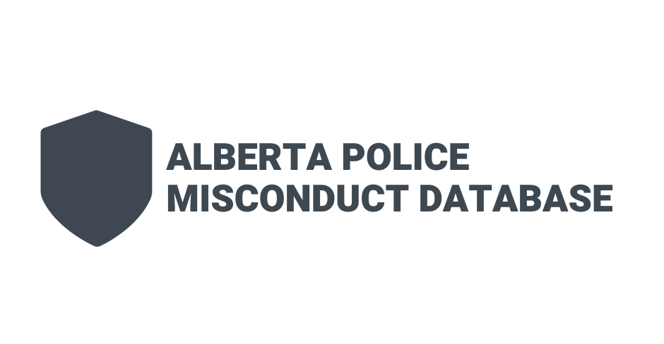 Alberta Police Misconduct Database
